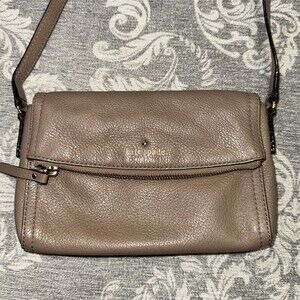 Kate Spade Cobble Hill Mini Carson Crossbody Bag Taupe Women Adjustable